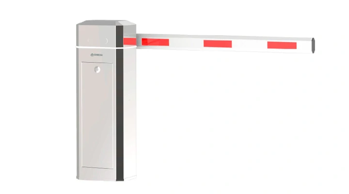 GOP24BECI-INX - Nerezová (AISI304) závora GO PLUS INOX, levá elektromechanická pro ráhna do 8m