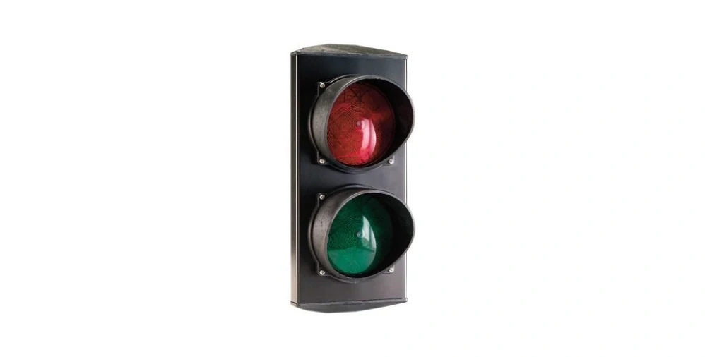 SMF01 - LED semafor 230 Vac, dvě barvy (zelená, červená)