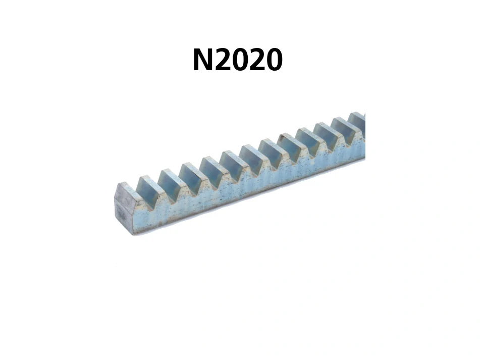 66-N2020CH02 - Ocelový ozubený hřeben pro přivaření, 20x20mm, délka 2m