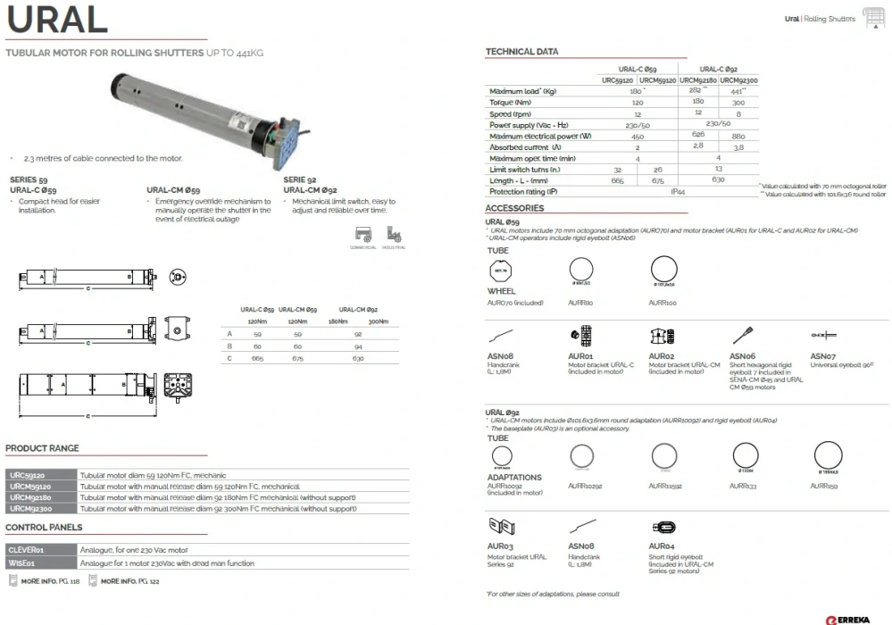 AURR80 - Kulatý adaptér ⌀80 x 1,5/2mm pro URAL průměru 59mm