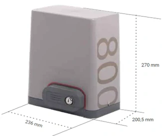 CTSR800EC - CAT pohon pro privátní posuvné brány do váhy 800kg