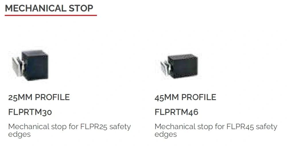 FLPRTM46 - Mechanický stop pro bezpečnostní lištu FLPR45