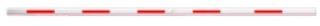 AGO01 - 5 m teleskopické oválné ráhno pro závory GO, GO PLUS, GO PLUS INOX - s LED