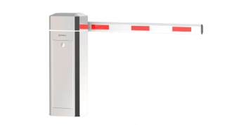 GOP24BECI-INX - Nerezová (AISI304) závora GO PLUS INOX, levá elektromechanická pro ráhna do 8m