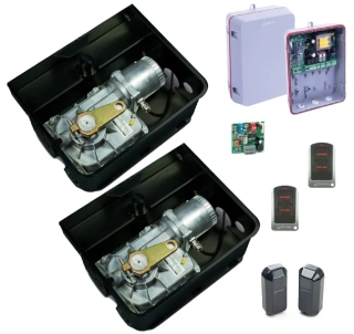 MOLE8 - Výhodná sada zemních elektromechanických pohonů MOLE pro dvoukřídlou bránu - maximální průjezd do 7m